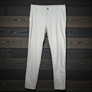 Lululemon Commission Pants Men's 32x34 Asphalt Gray Golf‎ Performance M5AFE